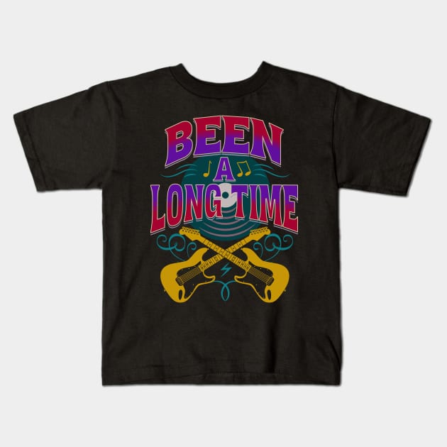 Been A Long Time Kids T-Shirt by RockReflections